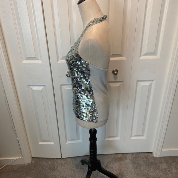 Women’s sequin halter top size L - Picture 2 of 5